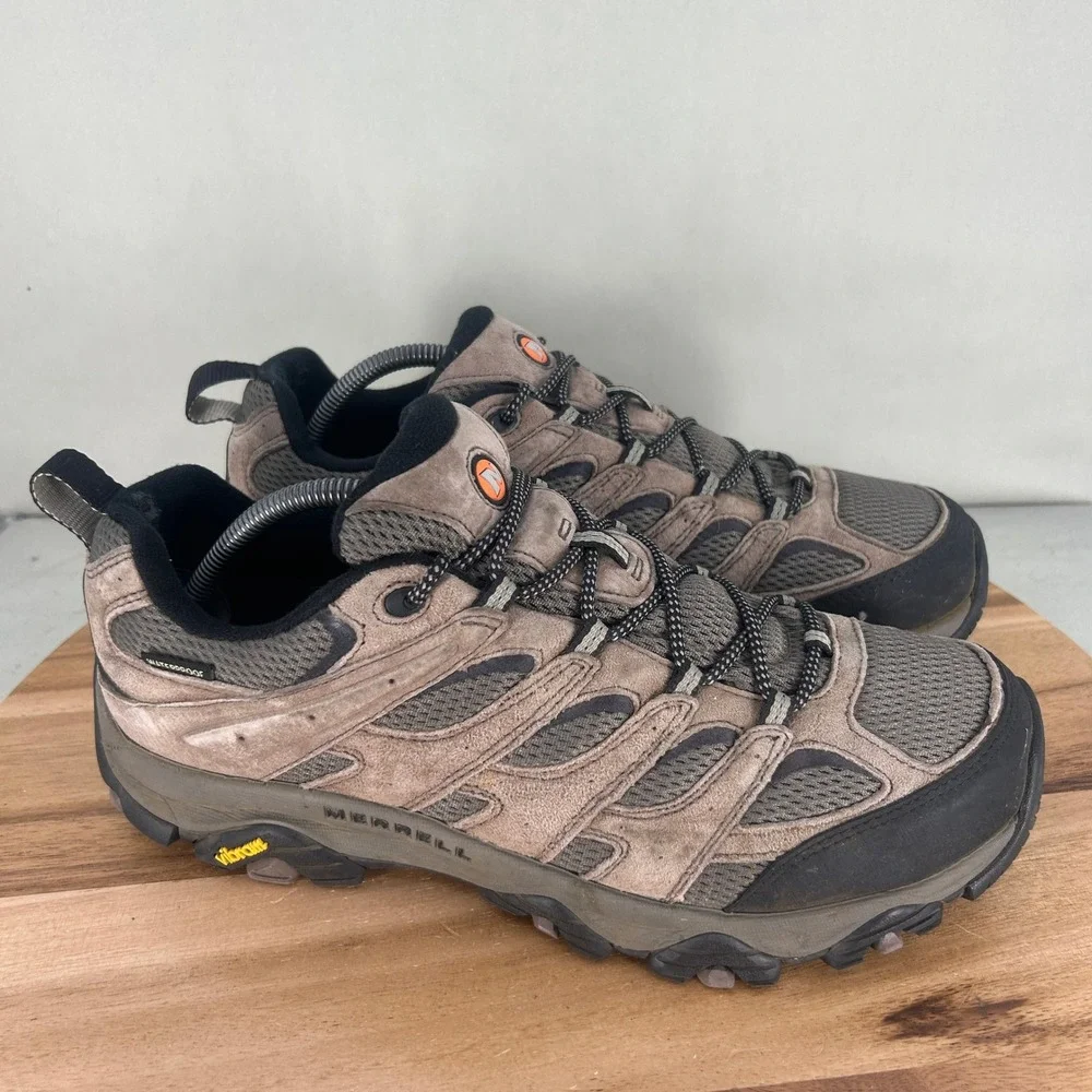 Merrell Moab 2 Waterproof Hiking Shoes Mens 11W Brown Suede Vibram J037499W